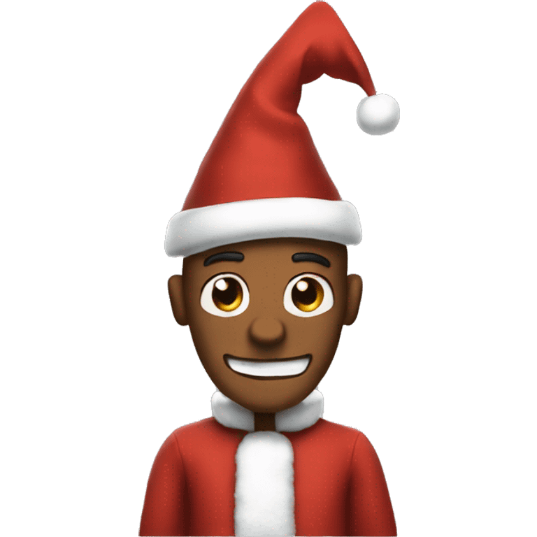 Cartoon Freddy with Santa costume emoji