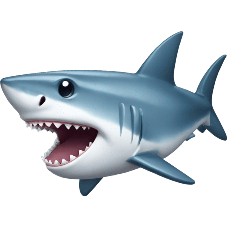 Diamond shark emoji