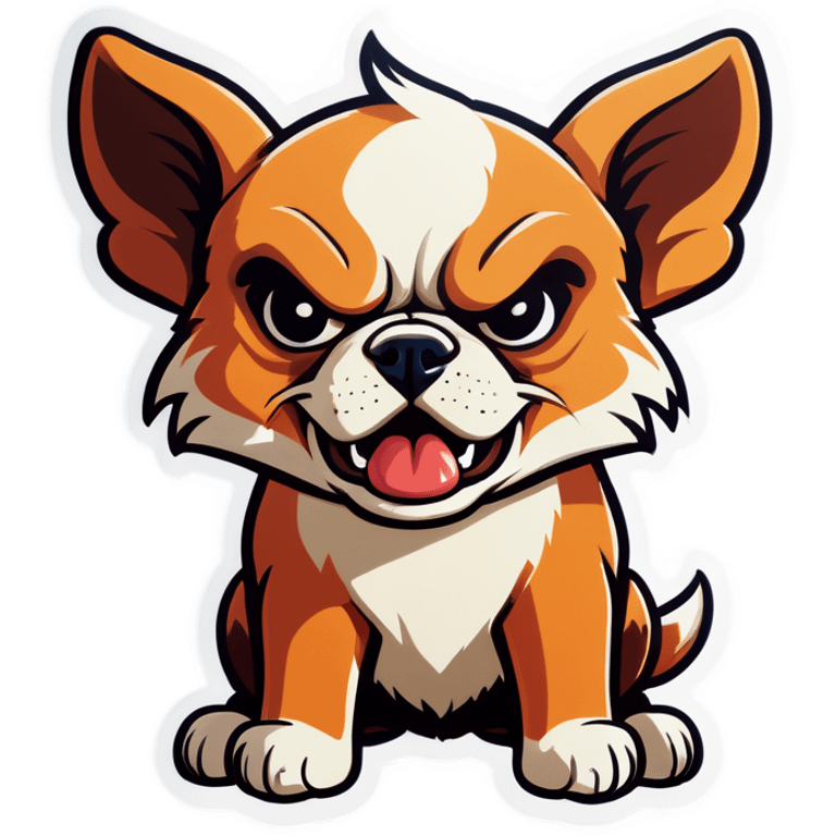 angry puppy emoji