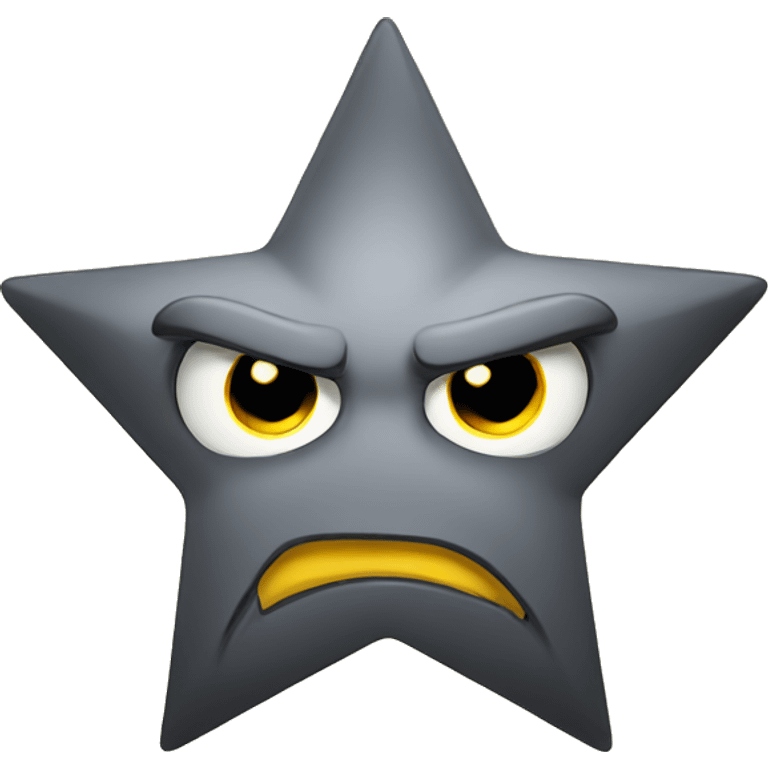 yellow star angry emoji