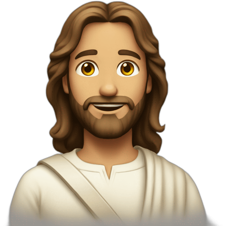 A Loving Jesus Who Sends Hearts of Love emoji