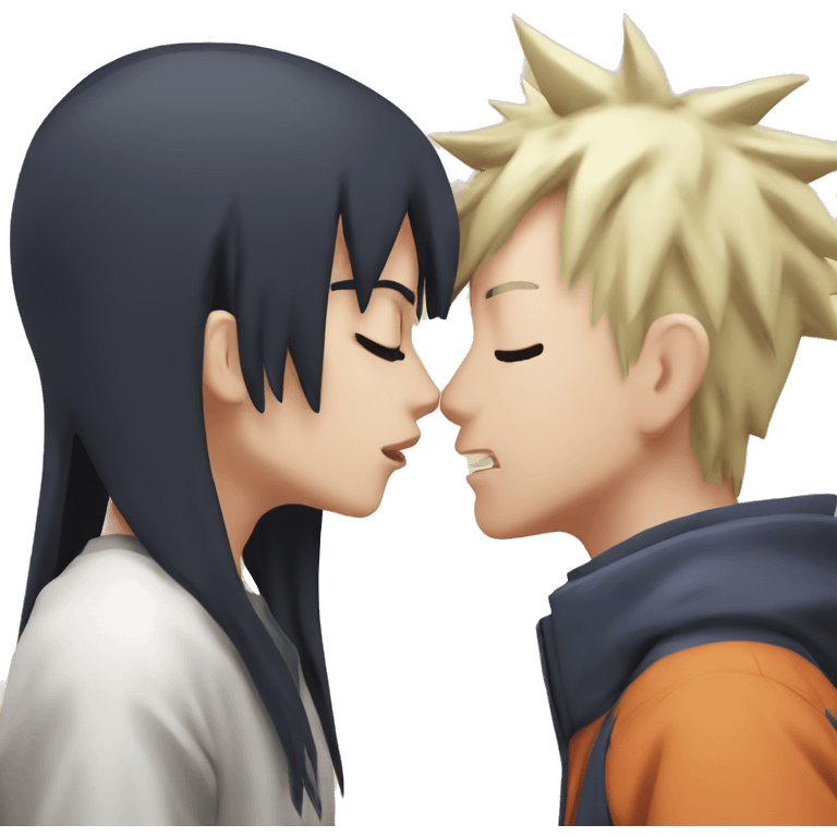 hinata and naruto kiss emoji