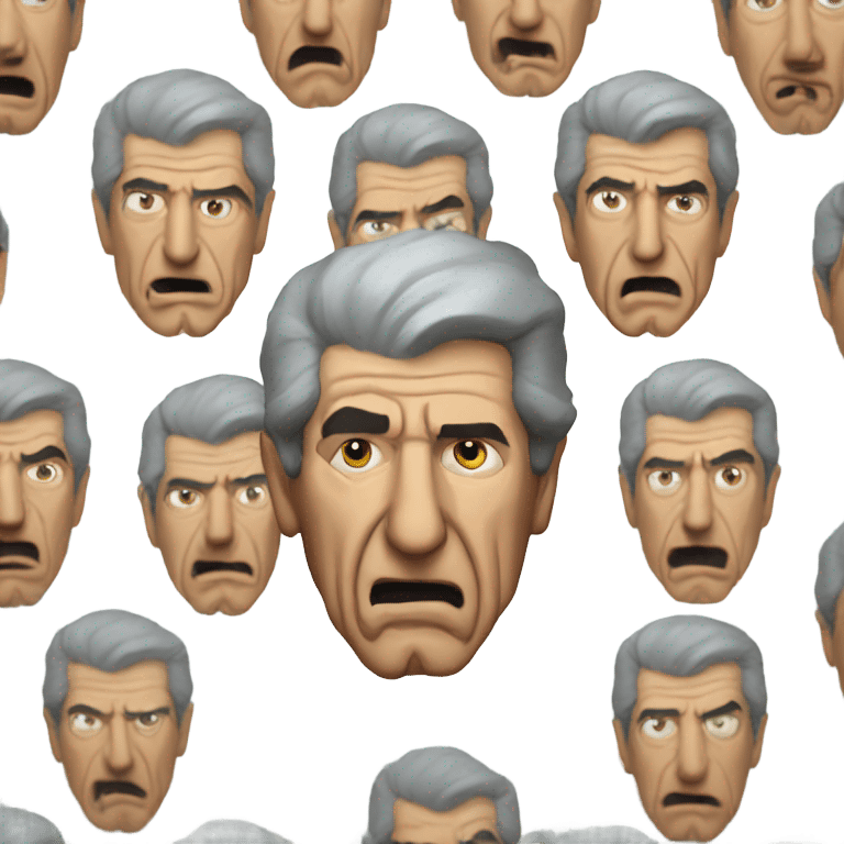 Leonard cohen very angry emoji