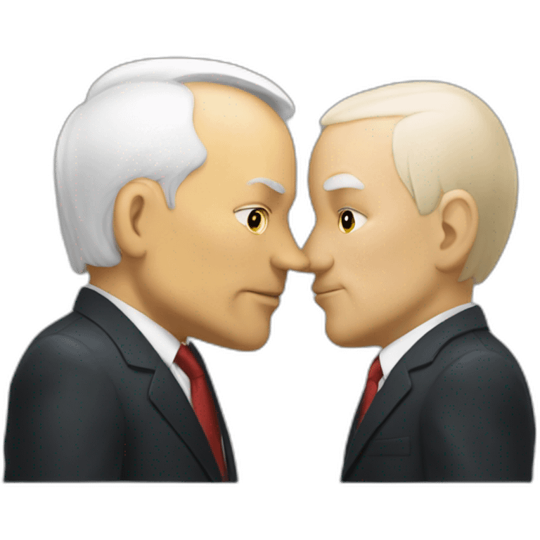 tusk-and-kaczynski-kissing emoji