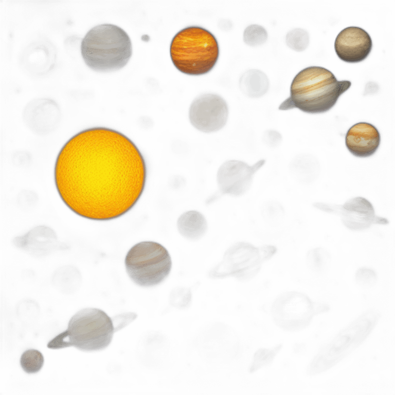 Solar system emoji