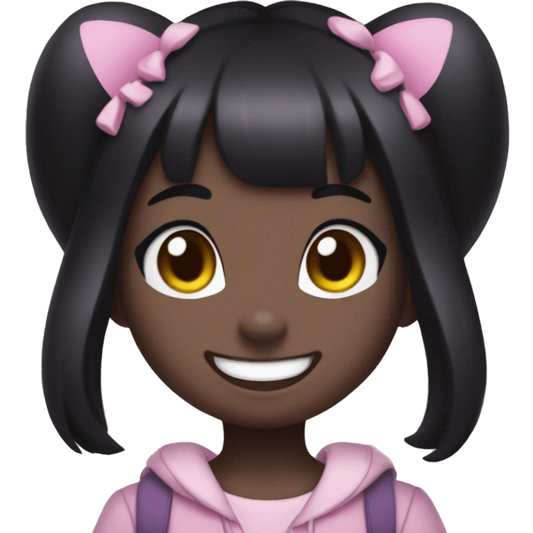 sanrio kuromi anthro smile emoji