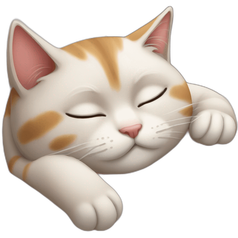 sleepy cat emoji