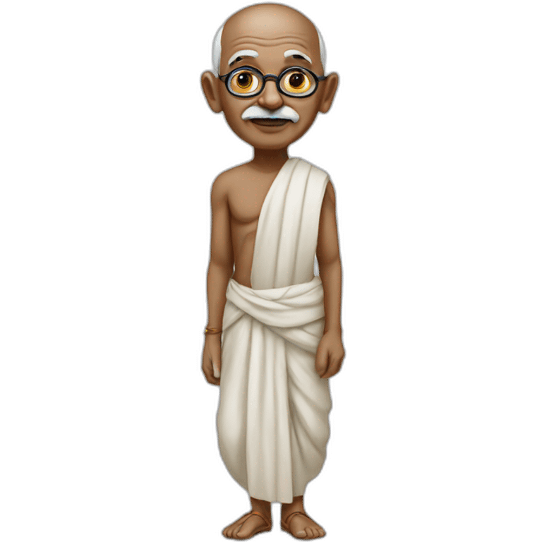 gandhi full figure emoji