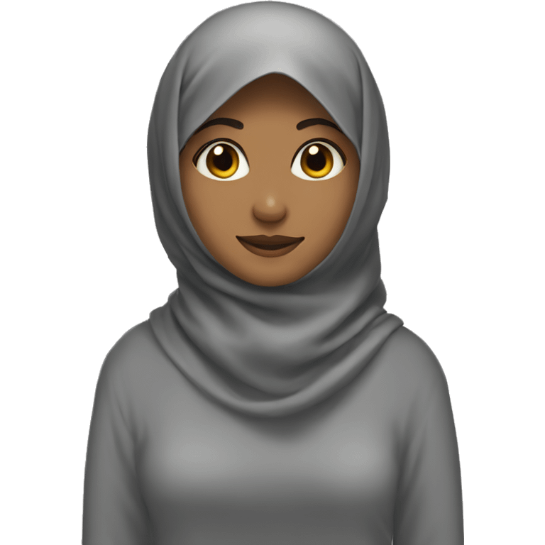 A girl covered in a hijab emoji