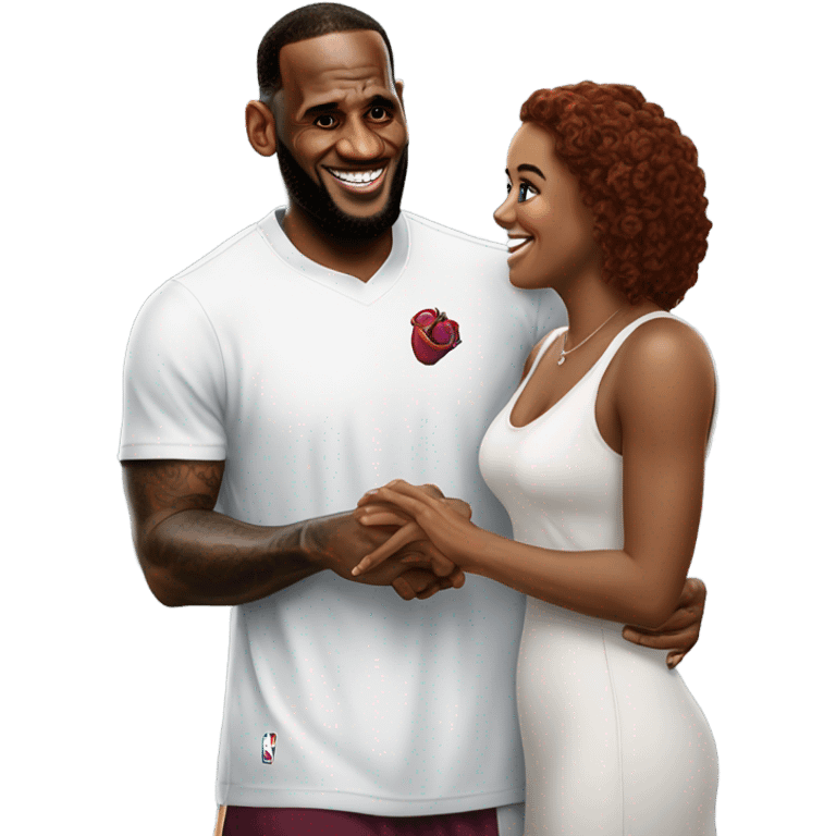 LeBron James proposal emoji