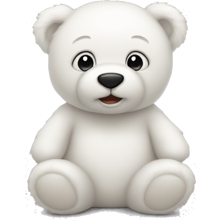 white teddy bear emoji