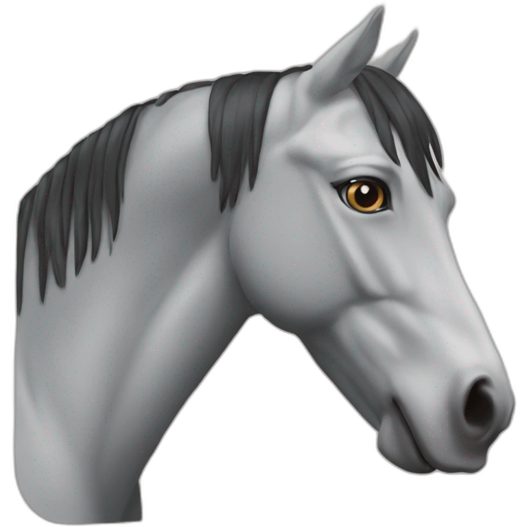 cheval qui rigole emoji