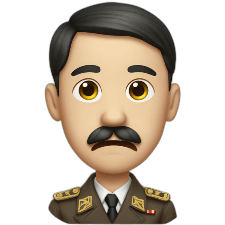 Hitler qui mange emoji