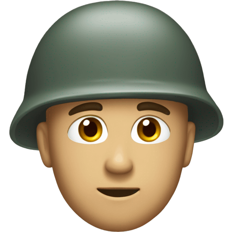 Soldat avec un genou à terre  emoji