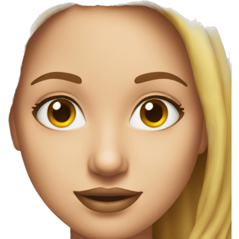 realistic bikini model portrait emoji