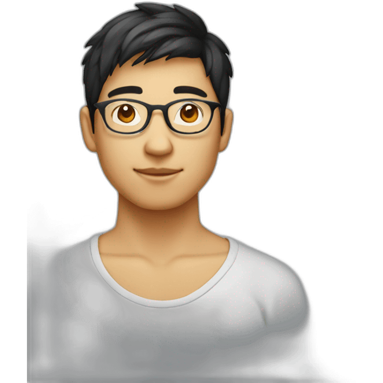 young-asian-man-with-round-glasses-natural-parm emoji