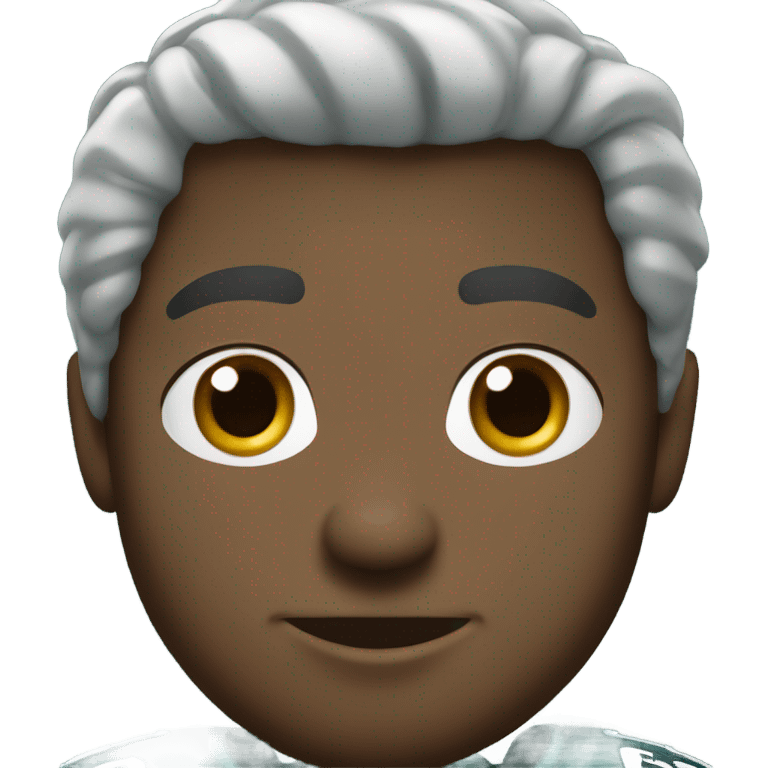 Dark hair wearing Philadelphia Eagles jersey emoji