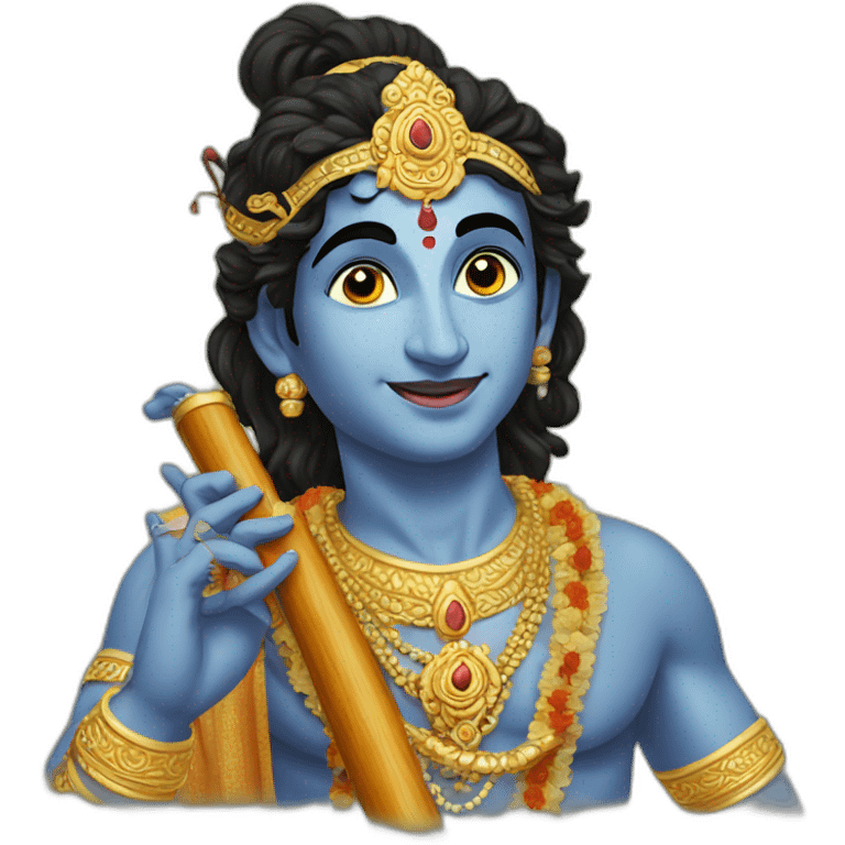 Lord Krishna Flute emoji