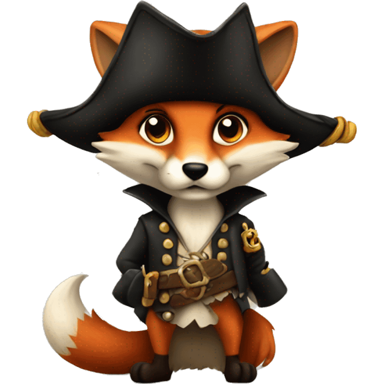 Pirate Fox emoji