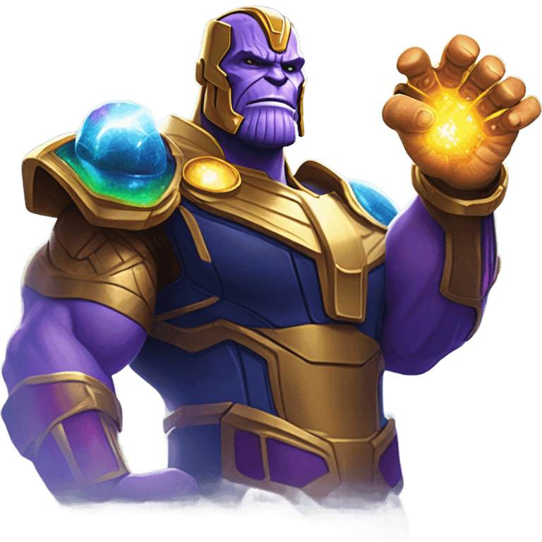 Thanos infinity stone gloves emoji