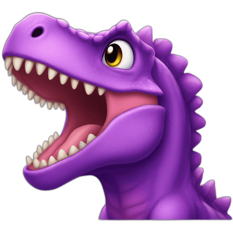 dinosaur ADORABLE adopted purple  emoji