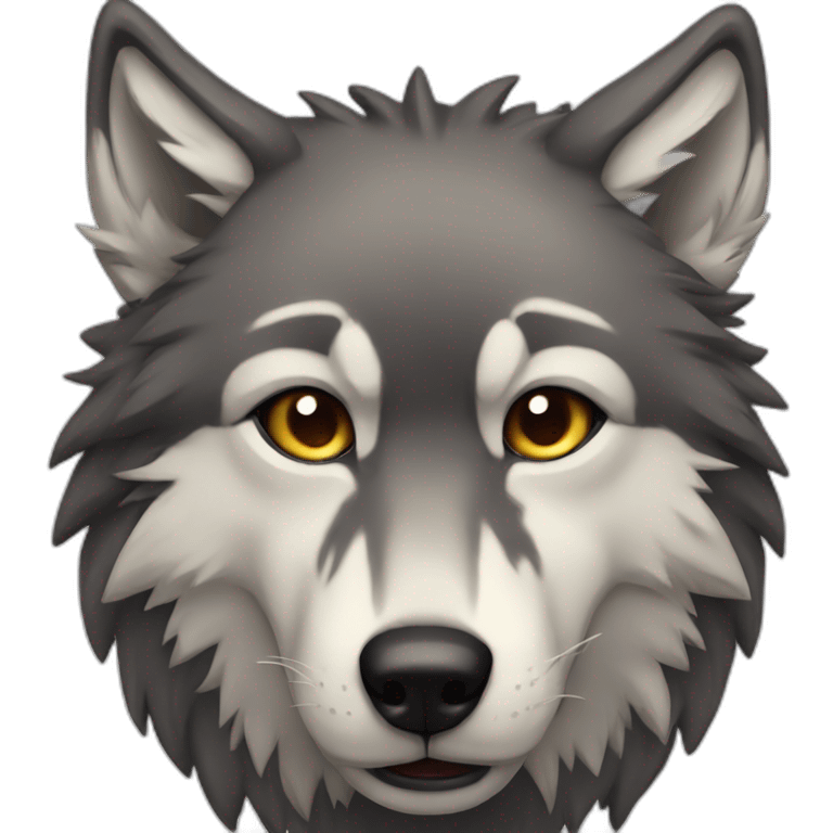 Sick ass wolf emoji