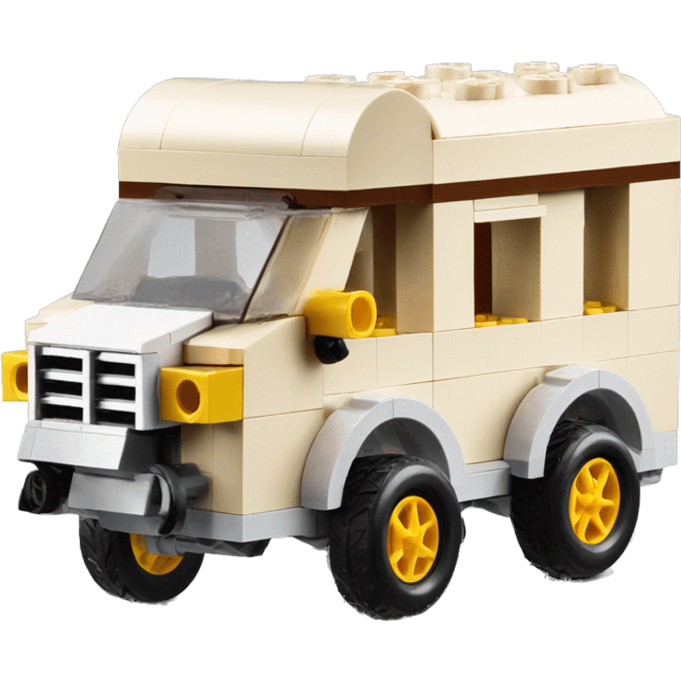 Lego horse drawn 4 wheel caravan  emoji