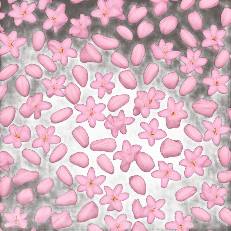 Pink lillies emoji