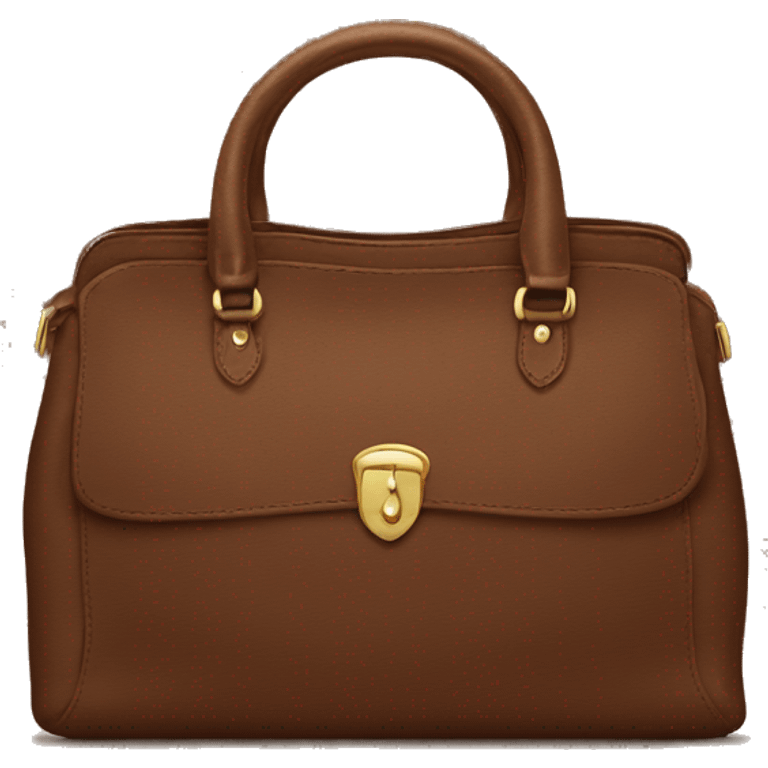 Brown handbag  emoji