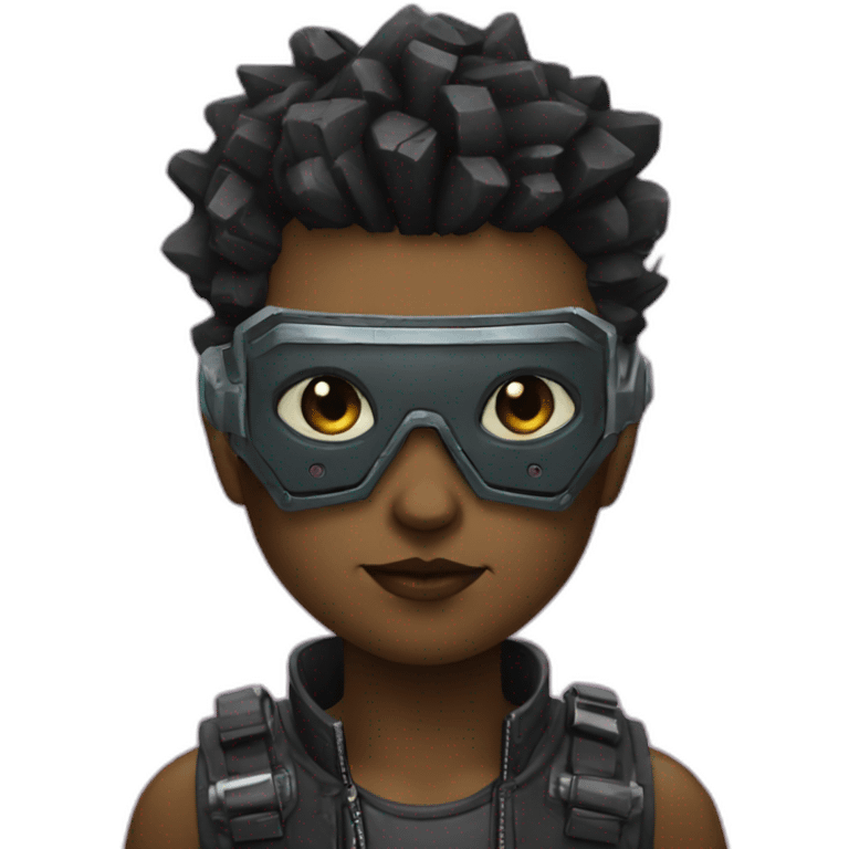 Cyberpunk dusky emoji