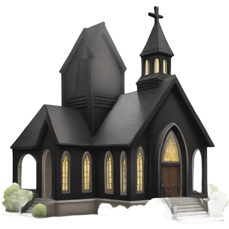 Black church emoji