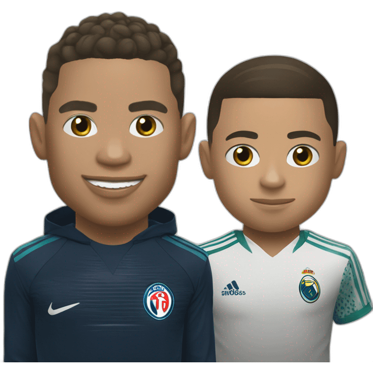 Mbappé et Ronaldo emoji