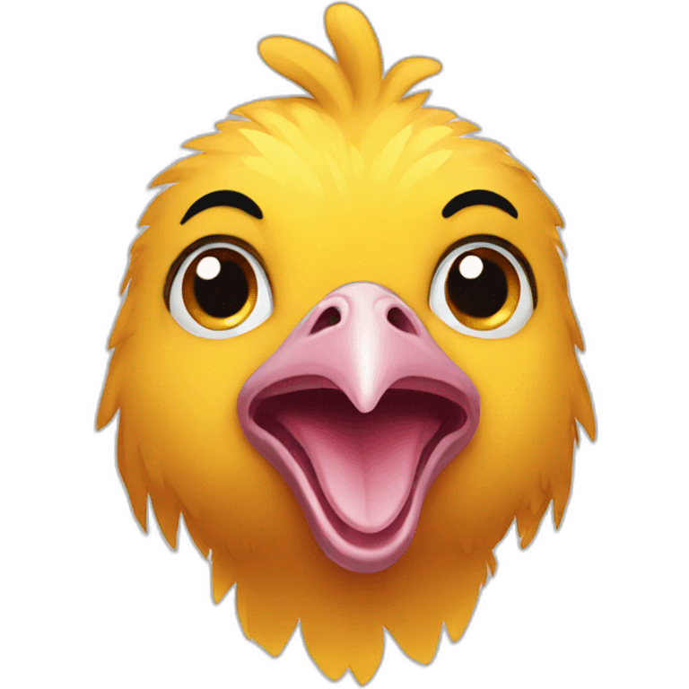 female chicken emoji