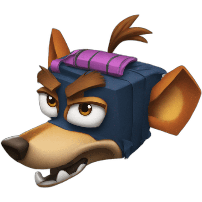 Crash bandicoot emoji