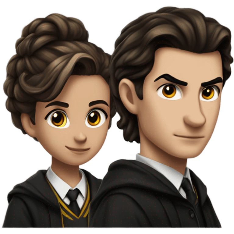 Hermione Granger With Tom Riddle emoji