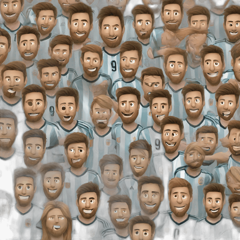 messi world cup emoji