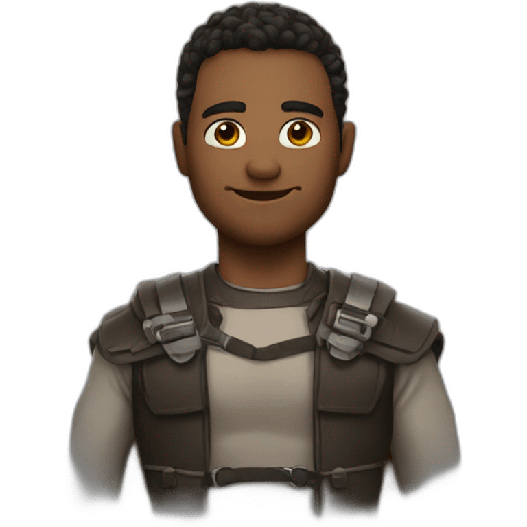 Handsome hero emoji