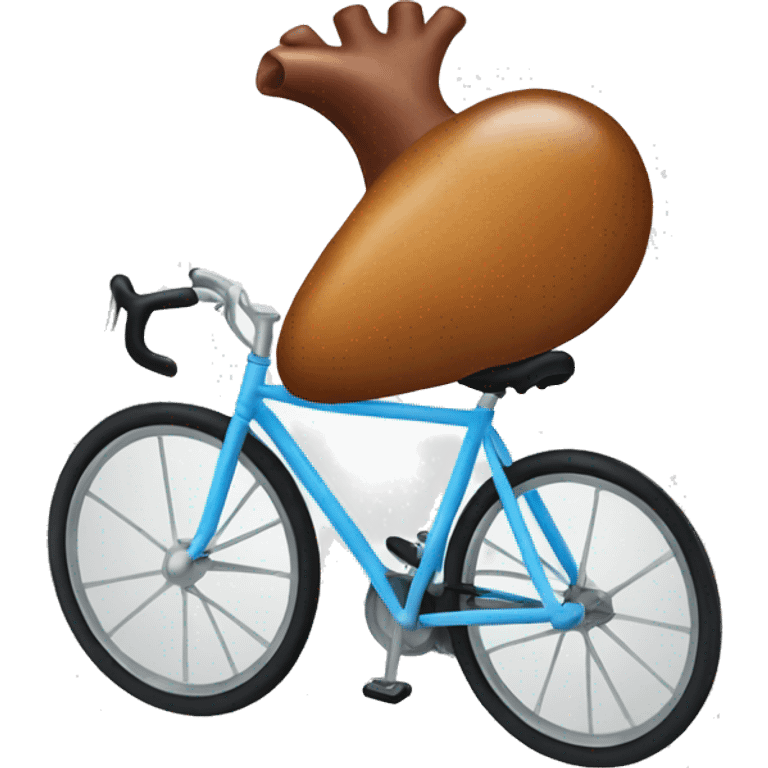 liver on a bike emoji