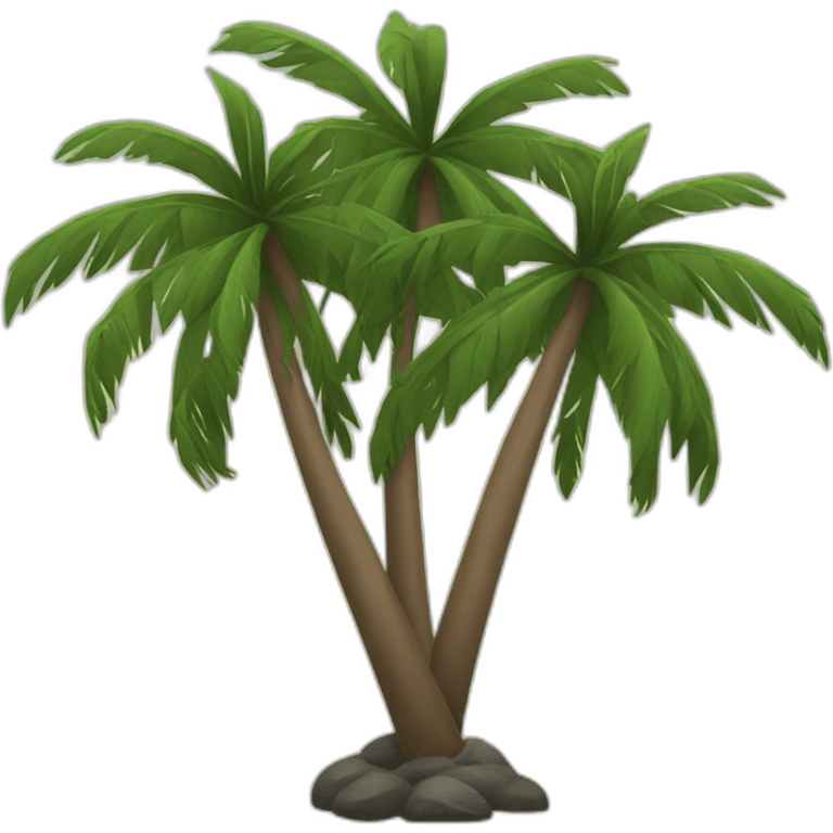 Aboriginal tribe palms around emoji