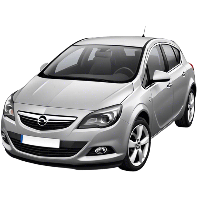 opel astra h 2012 gray emoji