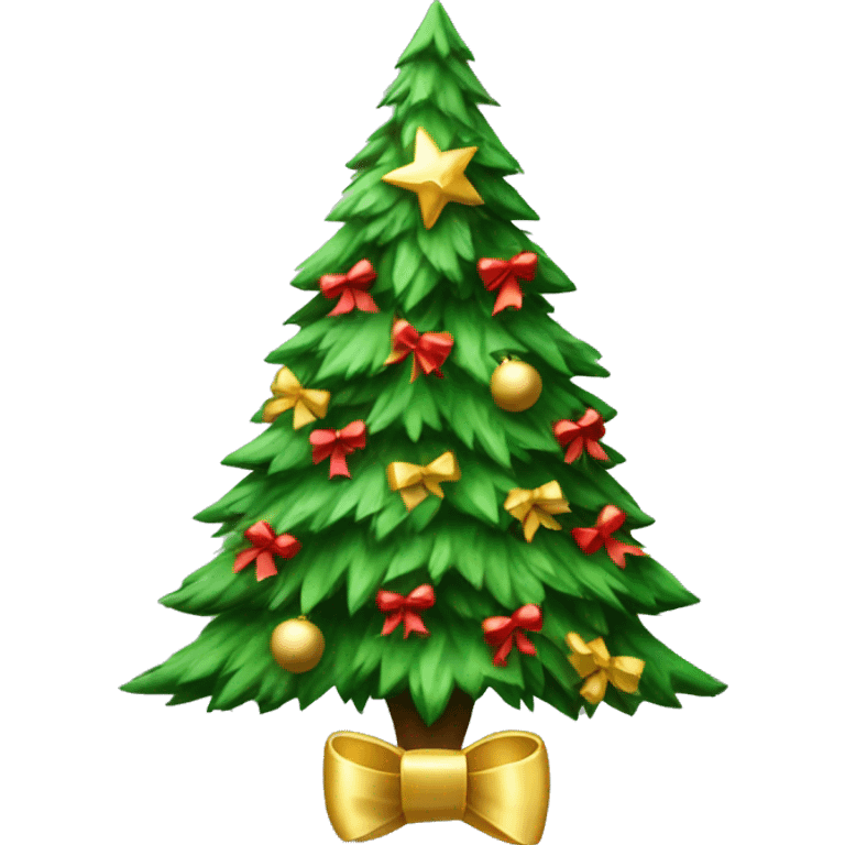 Christmas Tree with Bows emoji