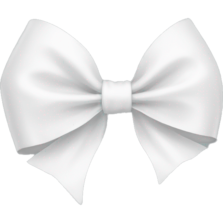 White bow emoji