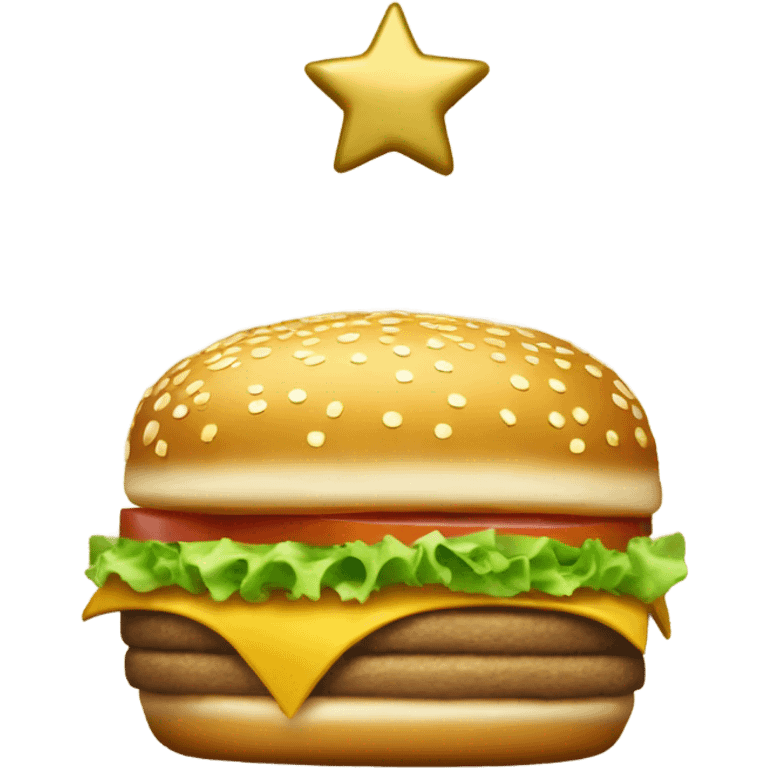 gold bigmac emoji