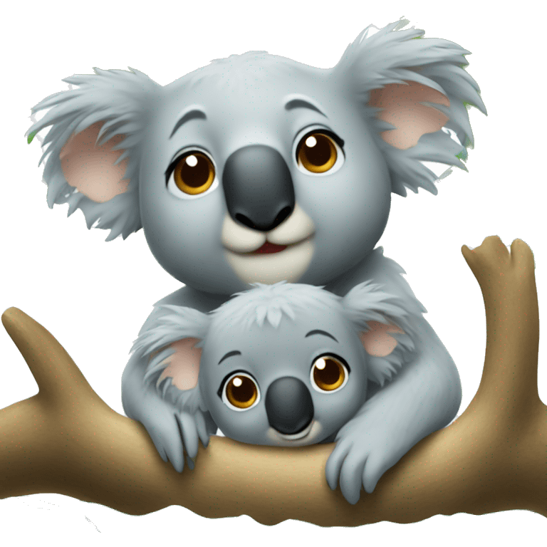 koala with sea girl  emoji