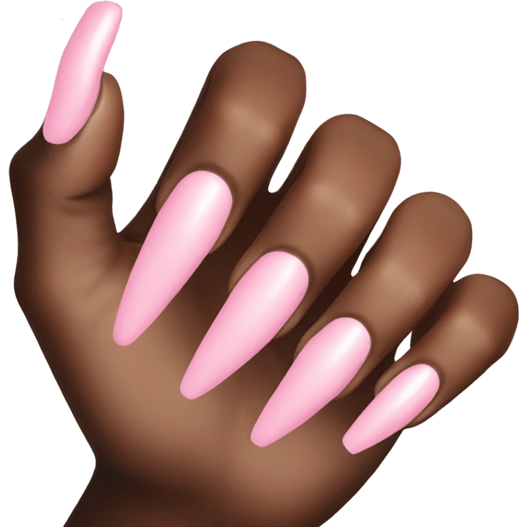 Light pink nails emoji