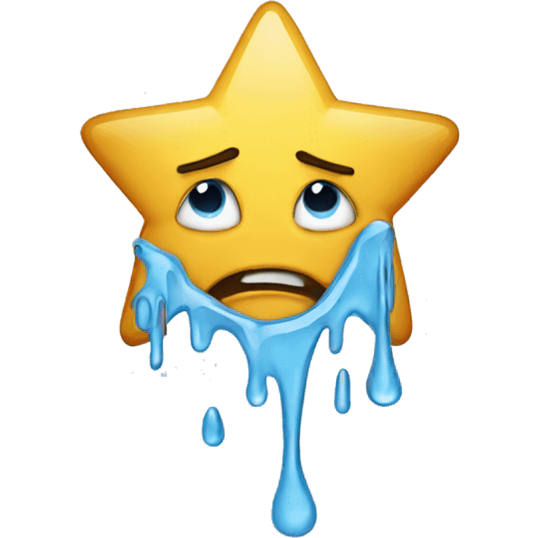 a star crying emoji