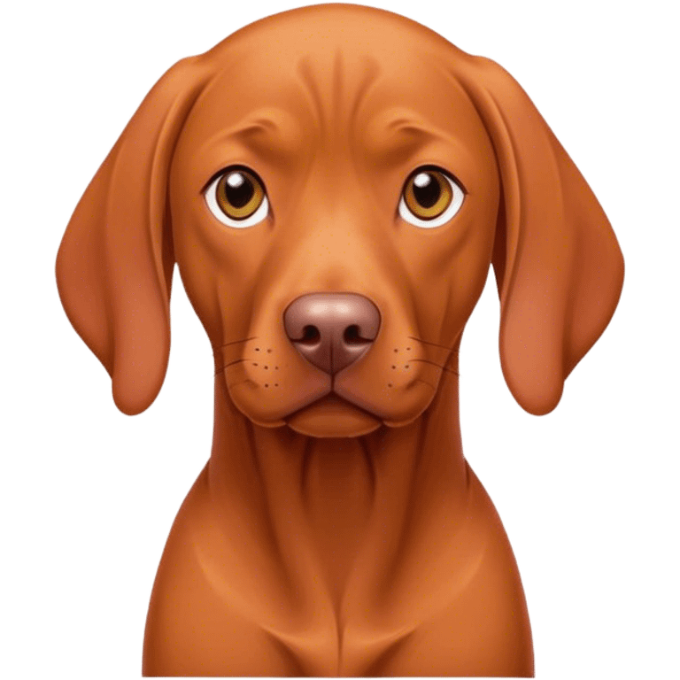 A Hungarian vizsla dog emoji