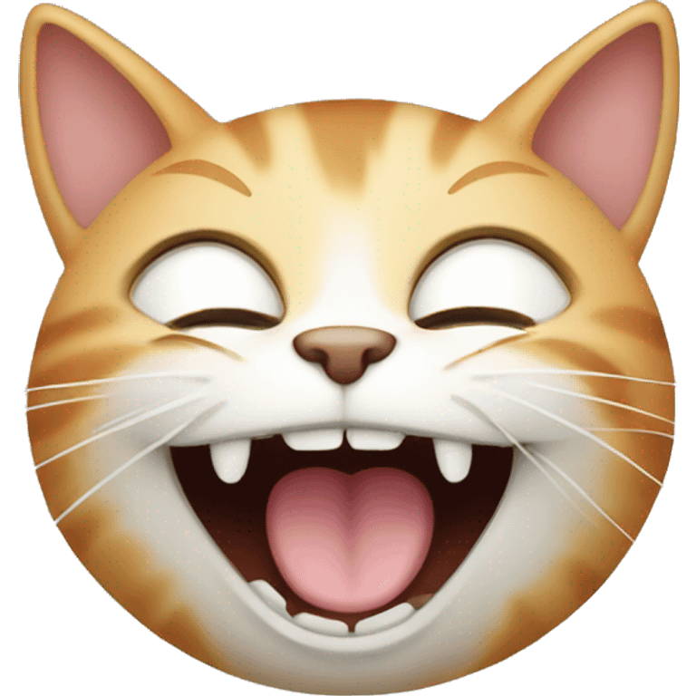 cat laughing  emoji