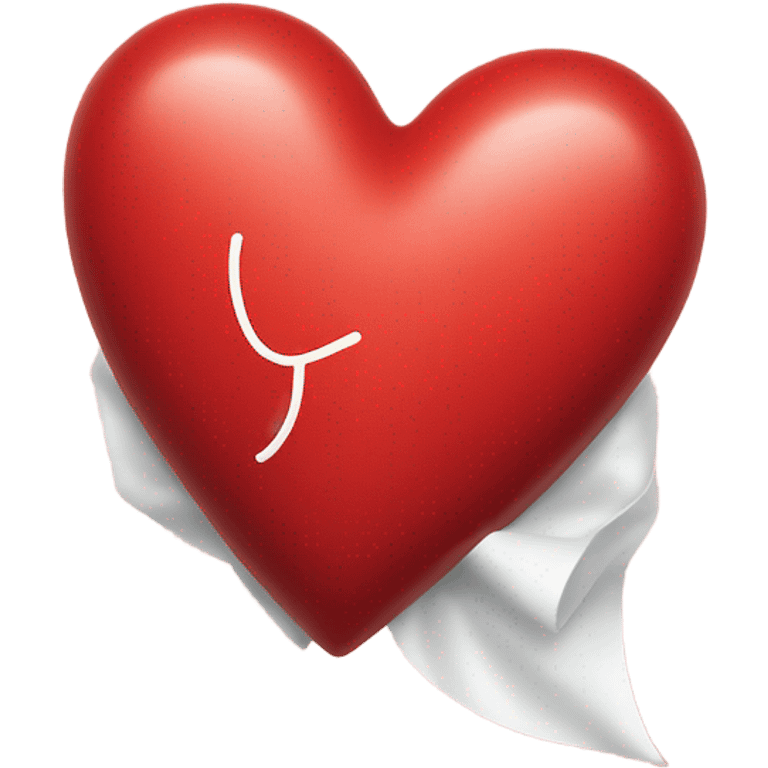 Heart with I love u emoji