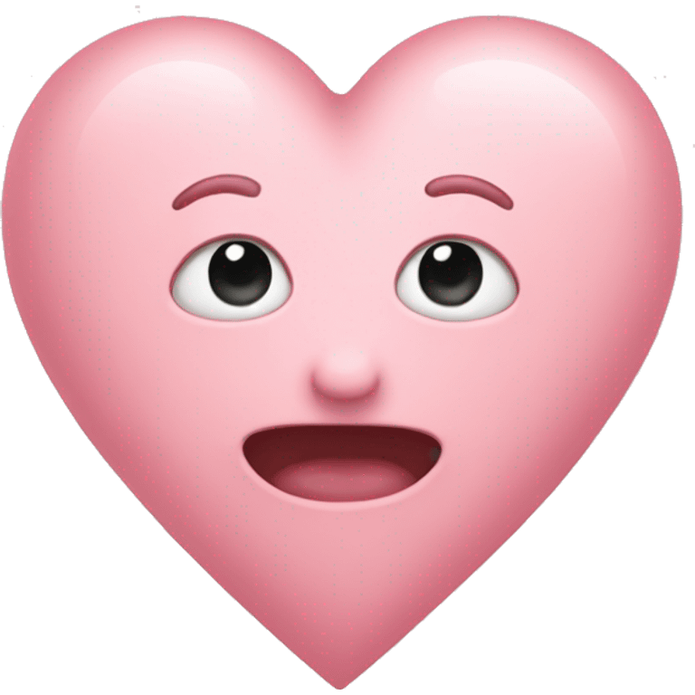 light pink heart  emoji